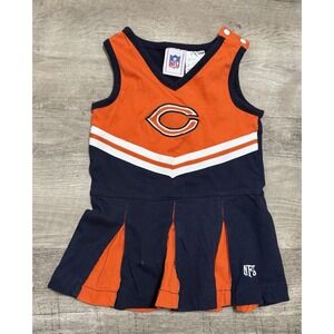 Y2K Chicago Bears Cheerleader Outfit Uniform‎ Size 18 months NFL Team Apparel